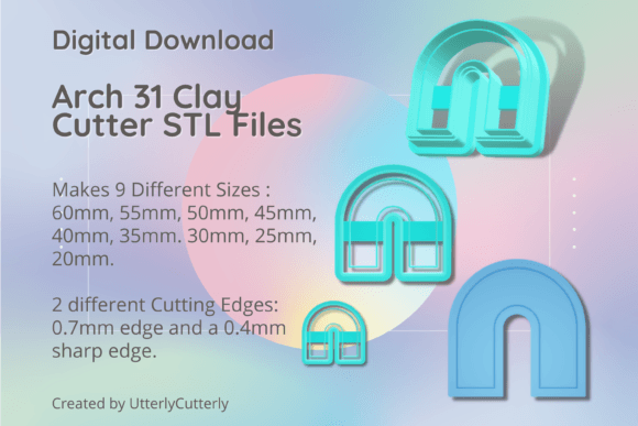 Arch 31 Clay Cutter - Boho Shape STL Dig: A Practical Guide to Digital Downloads