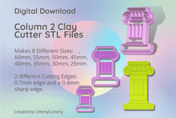 Column 2 Clay Cutter - Ancient Greek Rom: Technical Specifications and Creative Applications for Digital Fabrication