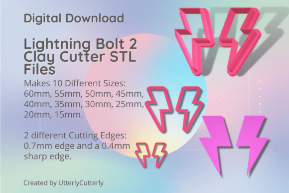 Lightning Bolt 2 Clay Cutter - STL Digit: Technical Specifications and Usage Evaluation
