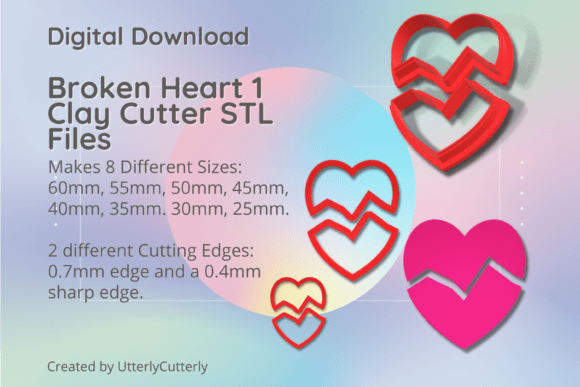 Mastering Anti-Valentine’s Creations: A Guide to the Broken Heart 1 Clay Cutter STL Bundle