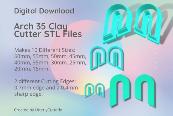 Mastering Polymer Clay and Cookie Design with the Arch 35 Clay Cutter STL Bundle