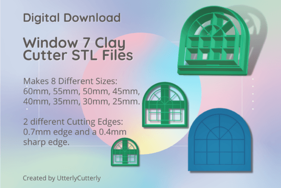 Mastering Polymer Clay and Cookie Design with the Window 7 Clay Cutter - Arch STL Digital
