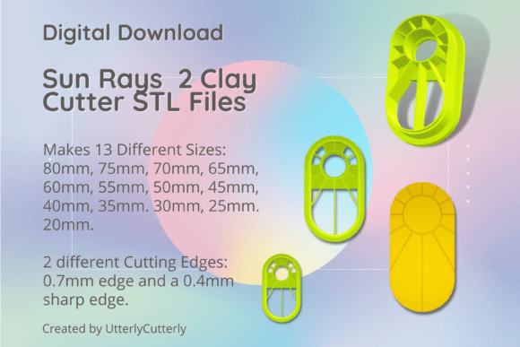 Sun Rays 2 Celestial STL: Design Assets
